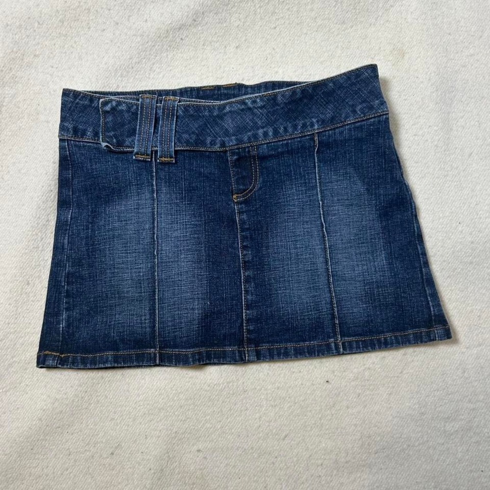 Y2K Micro Mini Denim Skirt FJ size 5